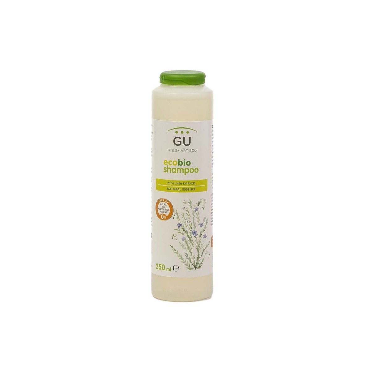 Organic shampoo. With flax extract