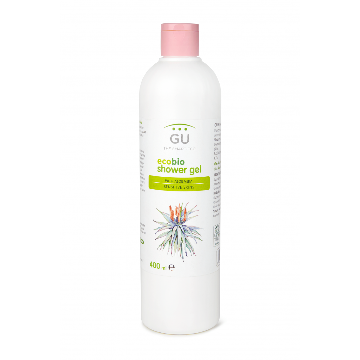 Eco shower gel with Aloe Vera and Organic Olive Oil